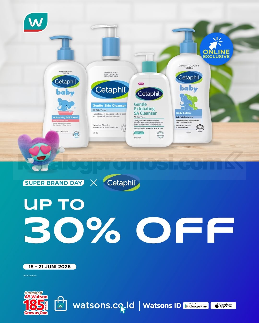 Promo Watsons Super Brand Day Diskon hingga 40% Promo Watsons Super Brand Day Diskon hingga 40% 5