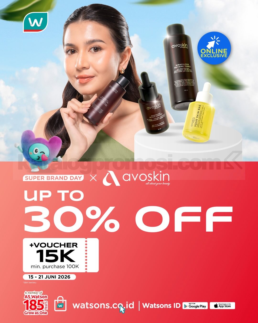 Promo Watsons Super Brand Day Diskon hingga 40% Promo Watsons Super Brand Day Diskon hingga 40% 3