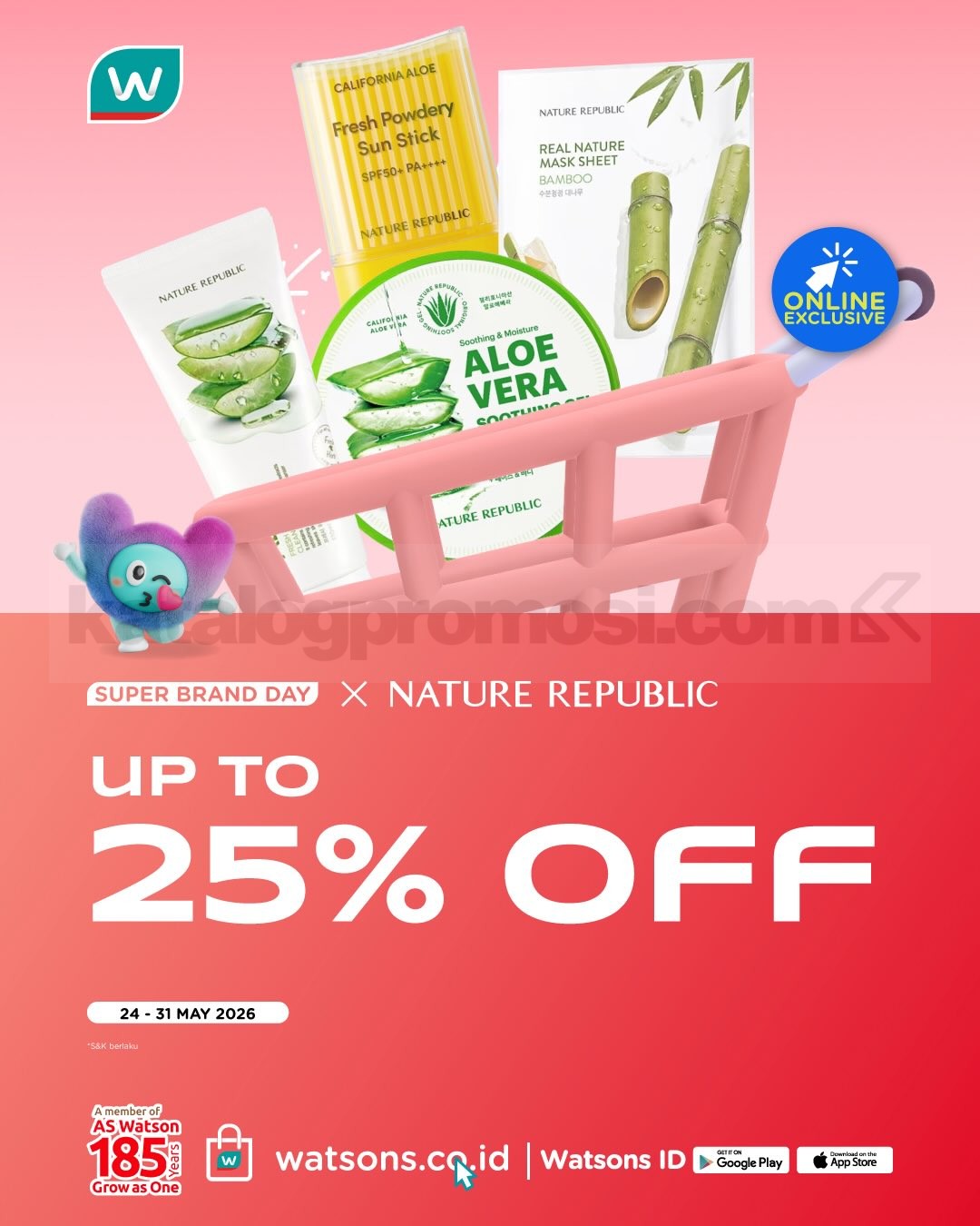 Promo Watsons Super Brand Day Diskon hingga 60% Promo Watsons Super Brand Day Diskon hingga 60% 9
