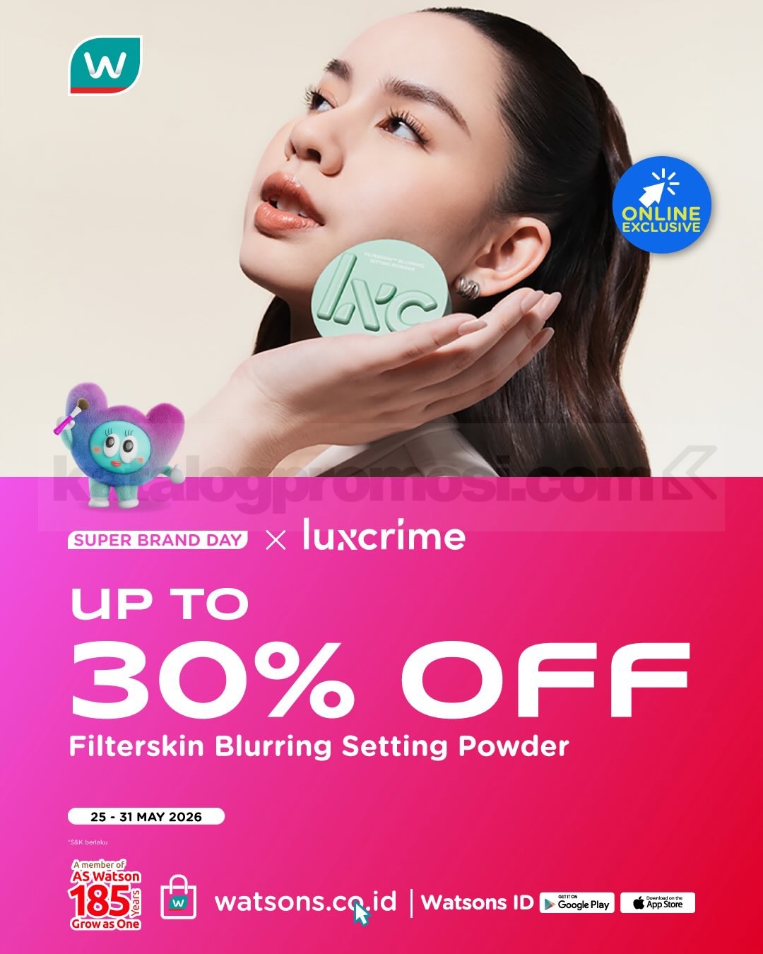 Promo Watsons Super Brand Day Diskon hingga 60% Promo Watsons Super Brand Day Diskon hingga 60% 4