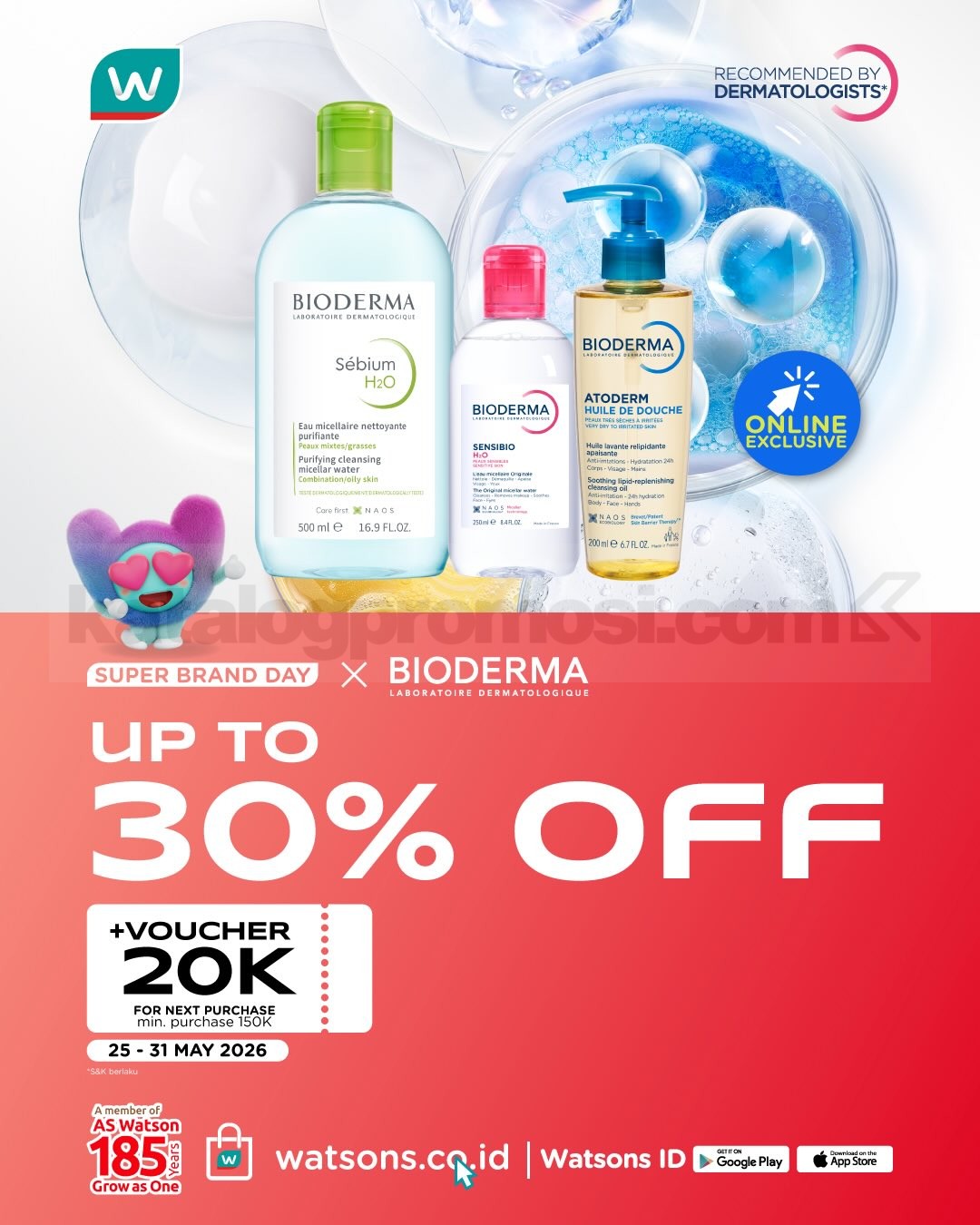 Promo Watsons Super Brand Day Diskon hingga 60% Promo Watsons Super Brand Day Diskon hingga 60% 5