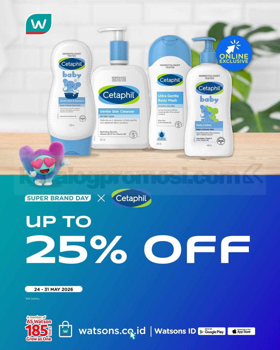 Promo Watsons Super Brand Day Diskon hingga 60% Promo Watsons Super Brand Day Diskon hingga 60% 6