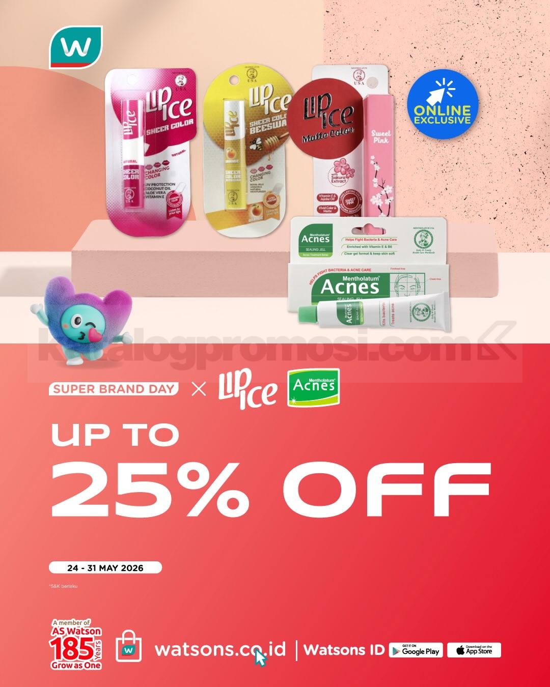 Promo Watsons Super Brand Day Diskon hingga 60% Promo Watsons Super Brand Day Diskon hingga 60% 8