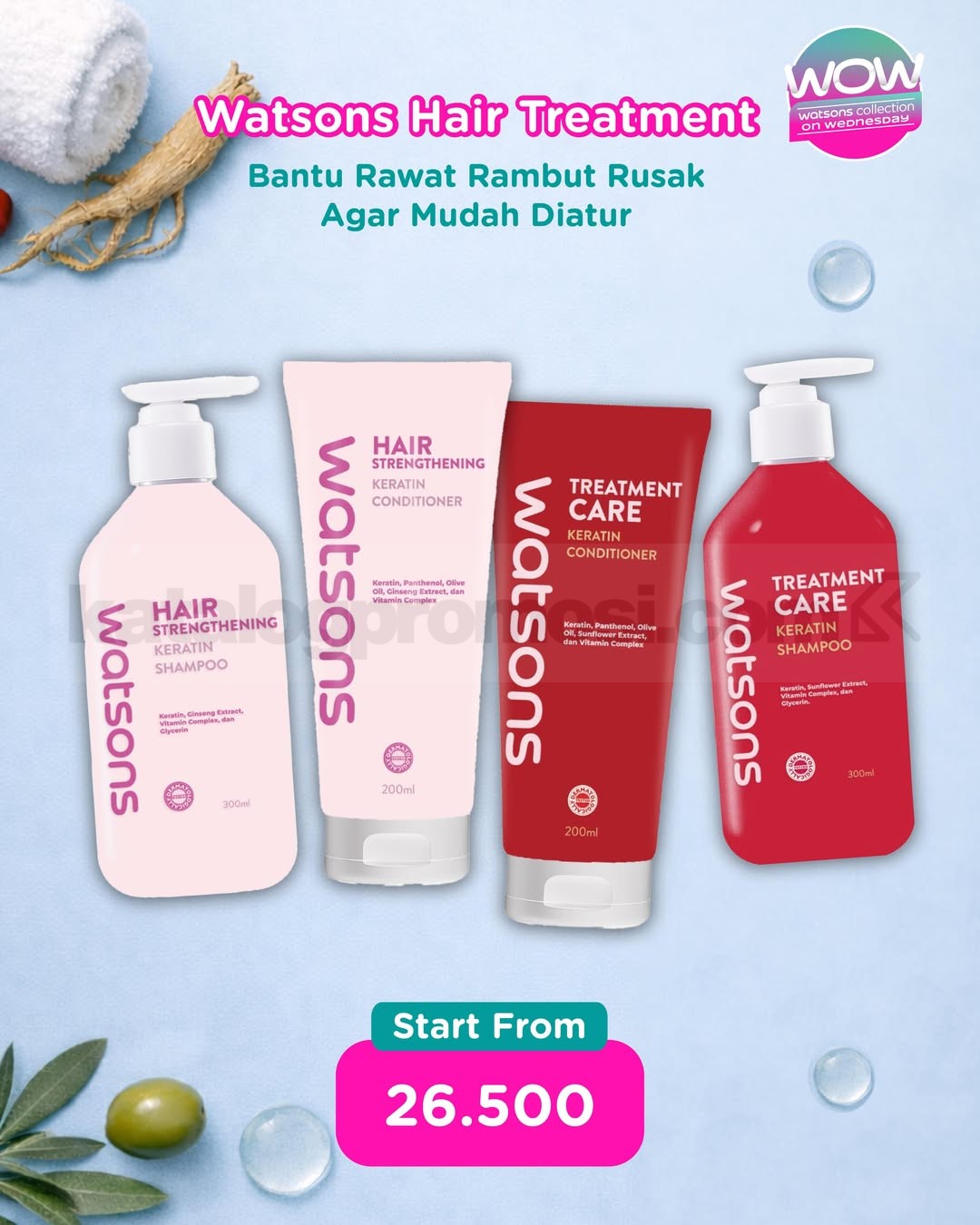 Promo Watsons WOW Diskon hingga 50%