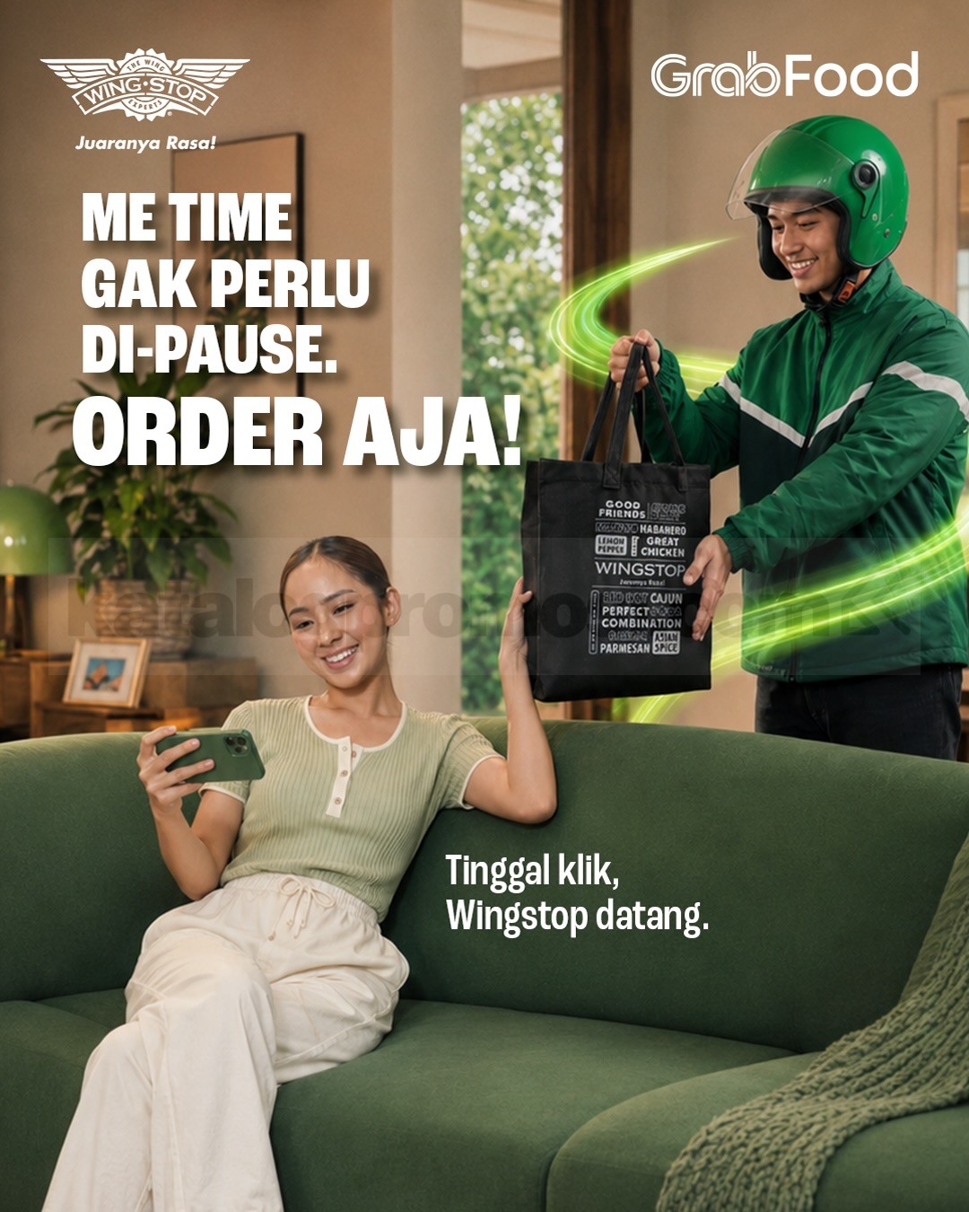 Promo Wingstop GrabFood Super Deal Mulai Rp. 45.455 Promo Wingstop GrabFood Super Deal mulai Rp. 45.455 dengan 9 pilihan rasa khusus pemesanan via GrabFood.