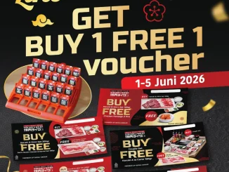 Promo Yakiniku Like Lucky Like Voucher Buy 1 Free 1 dengan transaksi minimal Rp 250.000
