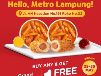 Promo Reddog Grand Opening Metro Lampung Free Korean Snack untuk pembelian combo menu