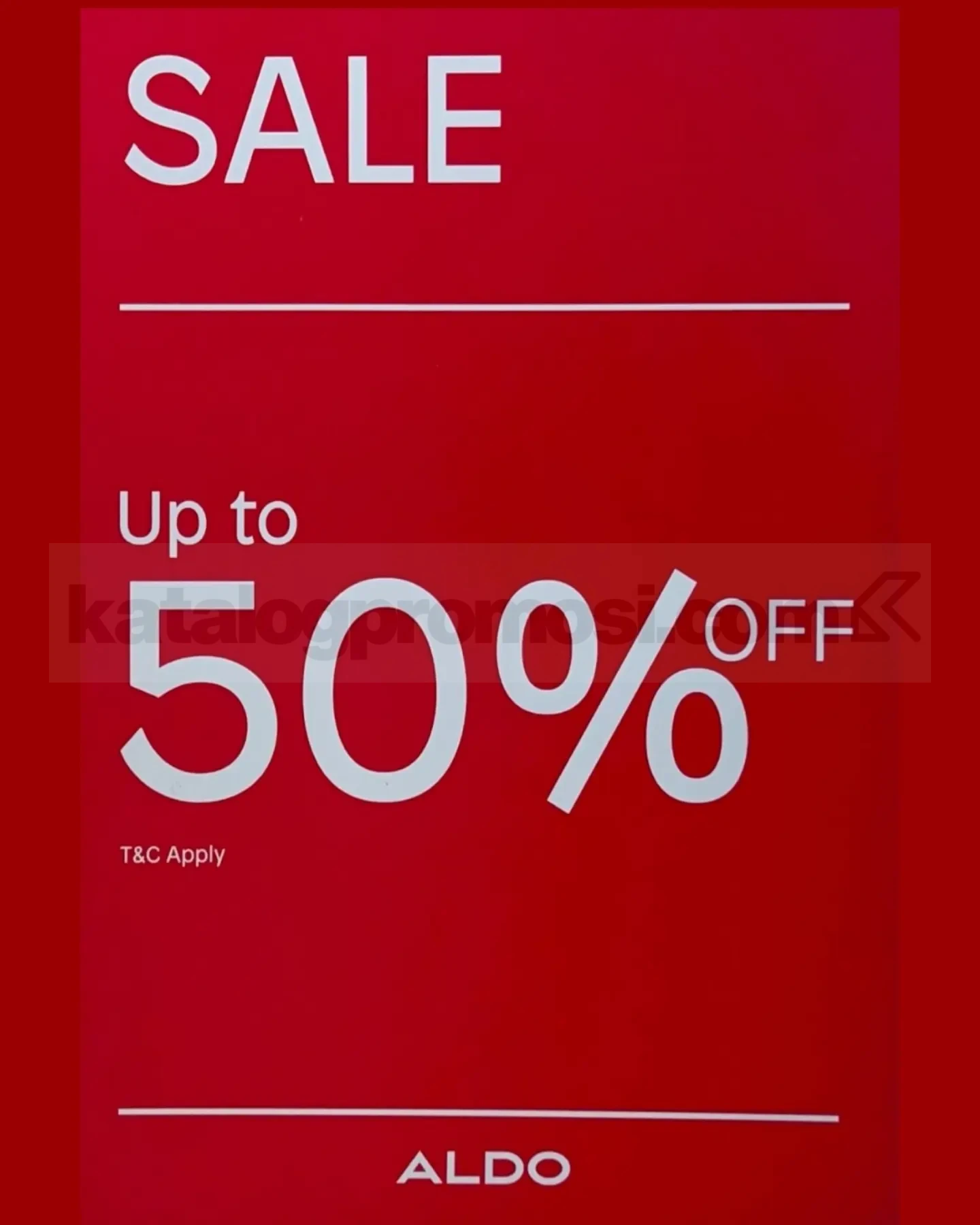 Promo ALDO Special Seasonal Offers Diskon hingga 50% Promo ALDO Special Seasonal Offers diskon hingga 50% untuk koleksi pilihan di toko ALDO
