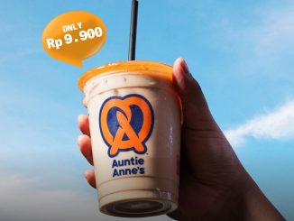 Promo Auntie Anne's tambah Coffee dan Tea hanya Rp. 9.900 dengan pembelian pretzel favorit