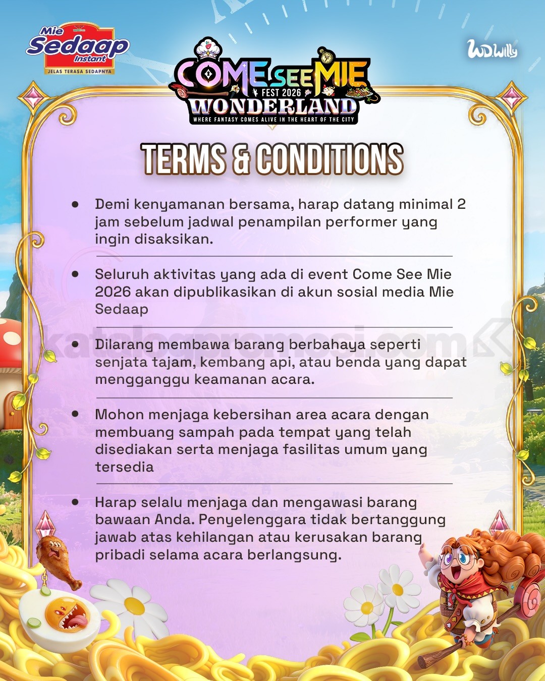 Come See Mie 2026 di Hutan Kota GBK Jakarta Come See Mie 2026 di Hutan Kota GBK Jakarta 6