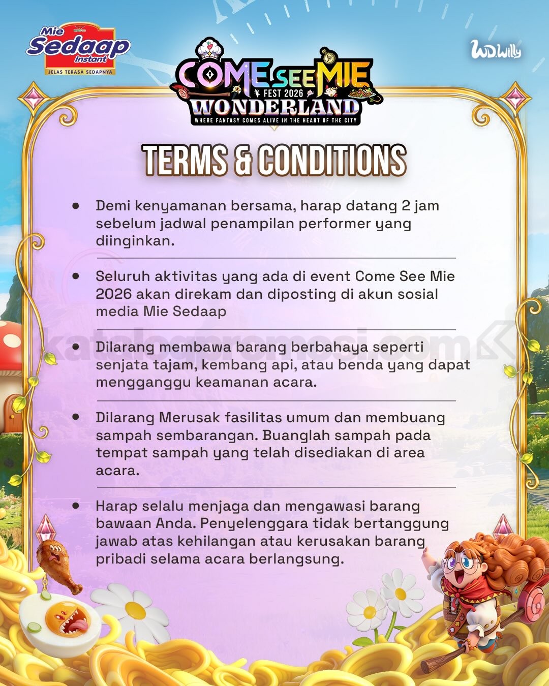 Come See Mie 2026 di Hutan Kota GBK Jakarta Come See Mie 2026 di Hutan Kota GBK Jakarta 12