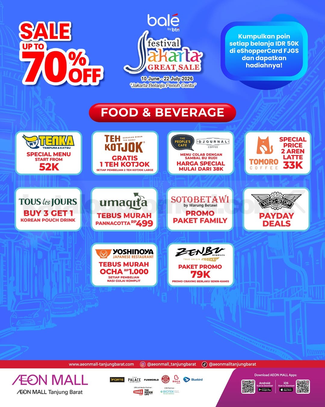 Festival Jakarta Great Sale 2026 di AEON Mall Tanjung Barat Festival Jakarta Great Sale 2026 di AEON Mall Tanjung Barat 4
