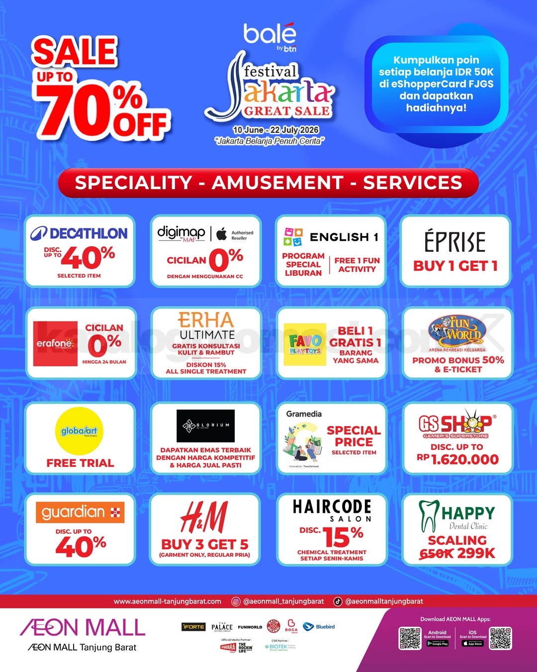 Festival Jakarta Great Sale 2026 di AEON Mall Tanjung Barat Festival Jakarta Great Sale 2026 di AEON Mall Tanjung Barat 6
