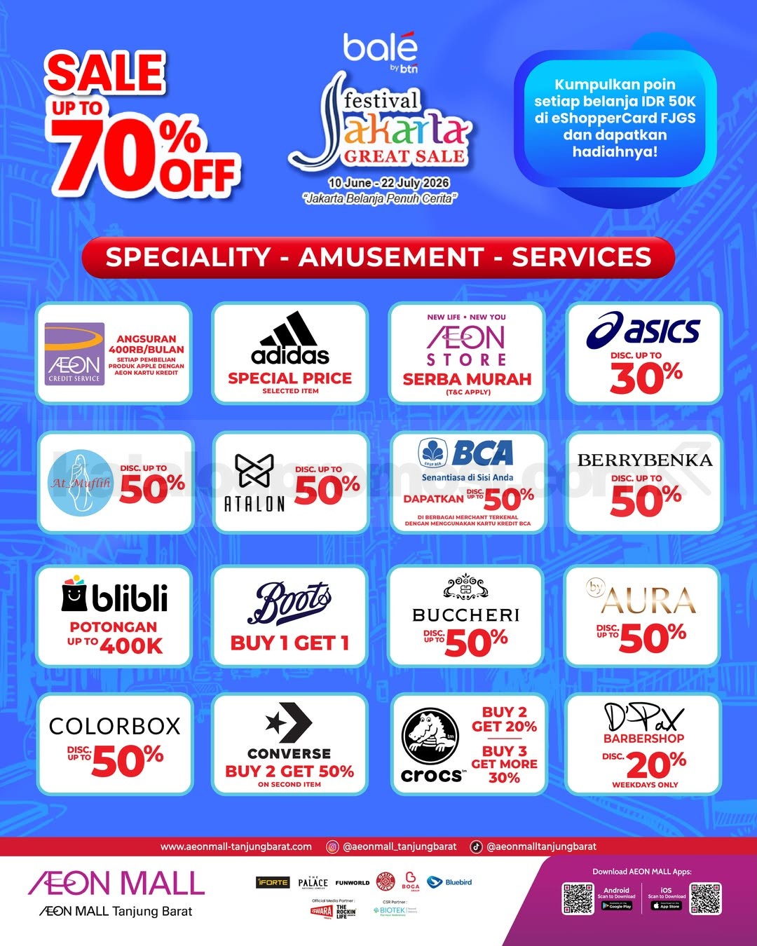Festival Jakarta Great Sale 2026 di AEON Mall Tanjung Barat Festival Jakarta Great Sale 2026 di AEON Mall Tanjung Barat 5