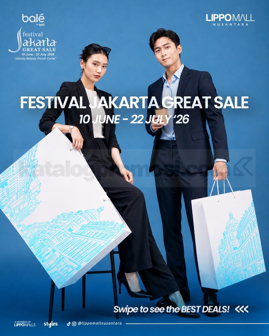 Festival Jakarta Great Sale 2026 di Lippo Mall Nusantara Festival Jakarta Great Sale 2026 di Lippo Mall Nusantara dengan diskon hingga 70% dan undian berhadiah