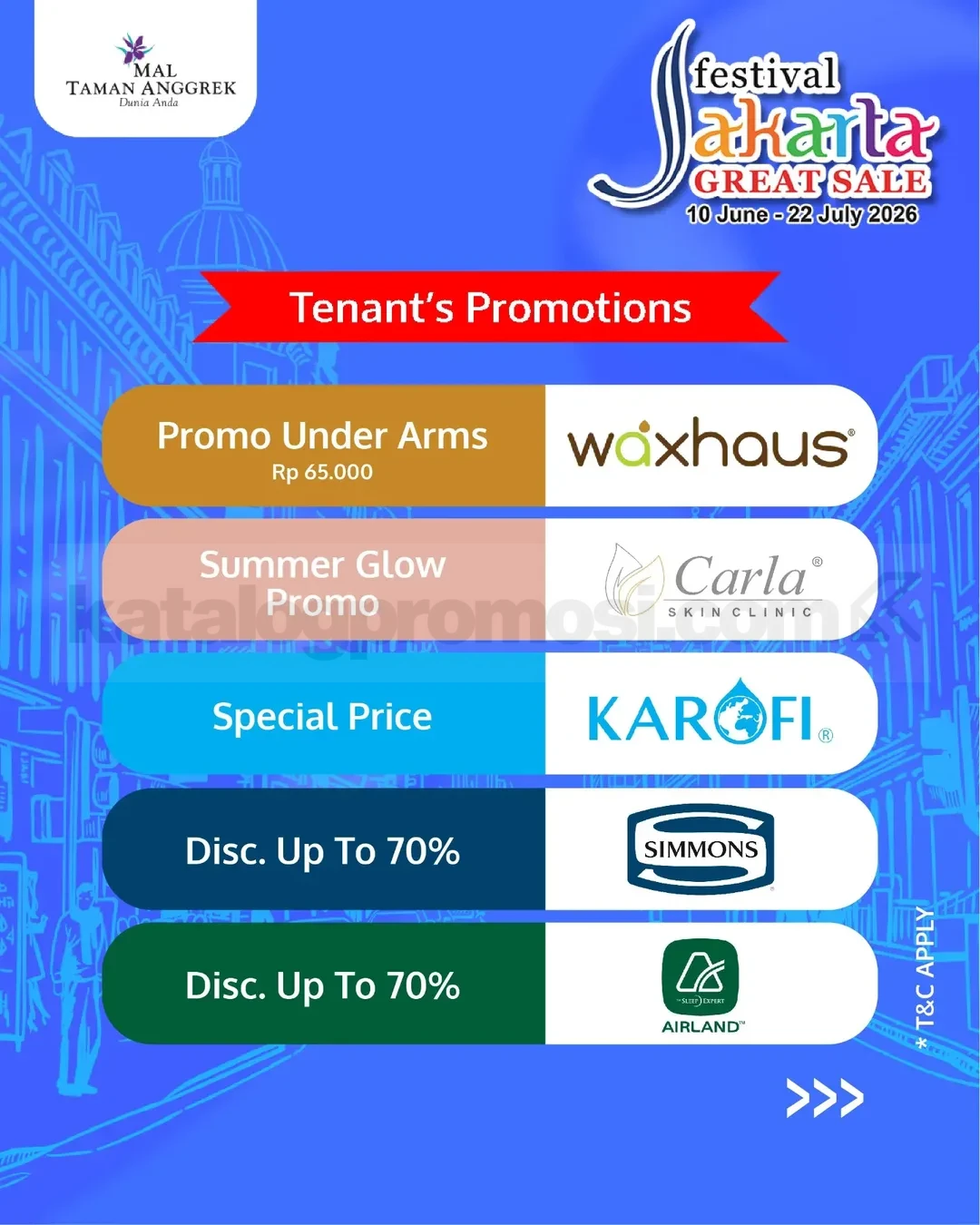 Festival Jakarta Great Sale 2026 di Mal Taman Anggrek Festival Jakarta Great Sale 2026 di Mal Taman Anggrek 2