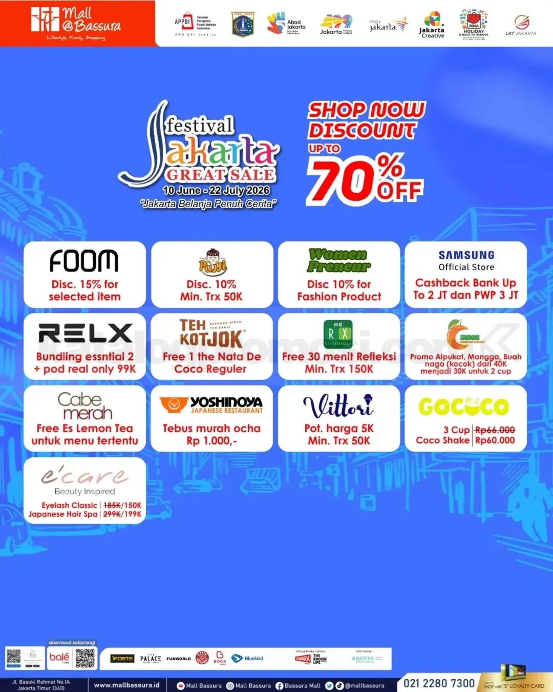 Festival Jakarta Great Sale 2026 di Mall@Bassura Festival Jakarta Great Sale 2026 di Mall@Bassura 2