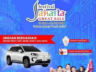 Festival Jakarta Great Sale 2026 di Plaza Kalibata dengan hadiah mobil, perhiasan, dan voucher belanja.