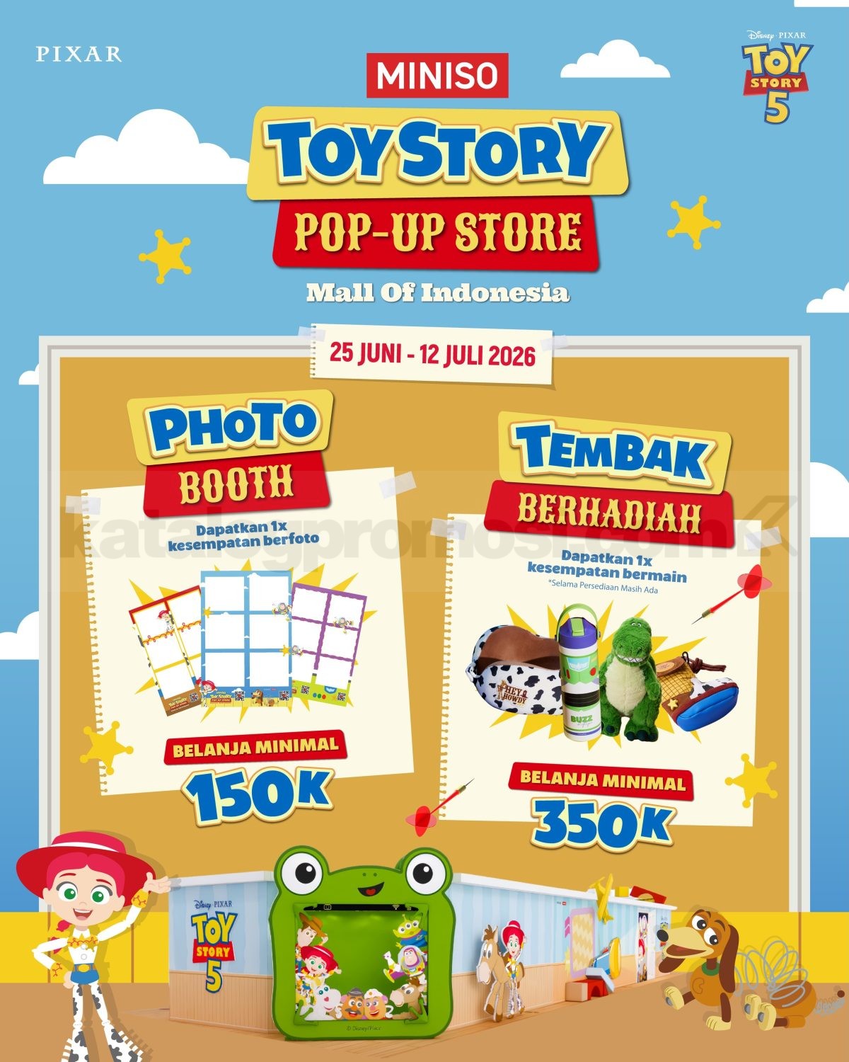 Pop-Up Store Miniso x Toy Story di Mall Of Indonesia Pop-Up Store Miniso x Toy Story di Mall Of Indonesia 1