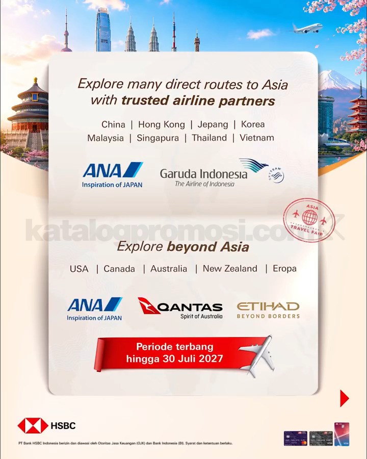 HSBC Asia Travel Fair 2026 di Central Park Mall