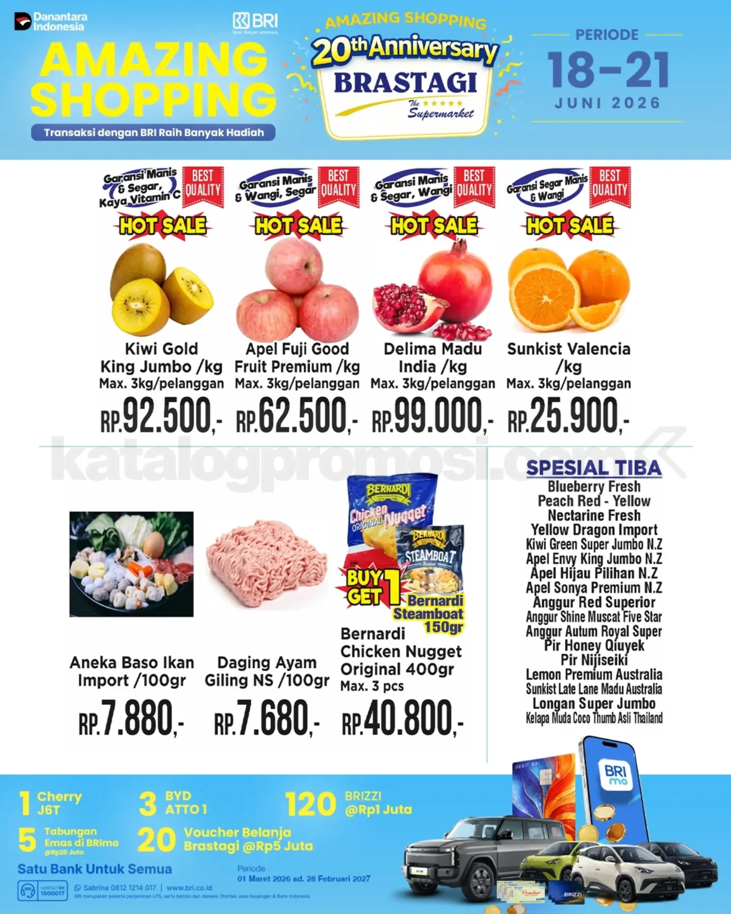 Promo JSM BRASTAGI SUPERMARKET Katalog Weekend 18-21 Juni 2026 Promo JSM BRASTAGI SUPERMARKET Katalog Weekend 18-21 Juni 2026
