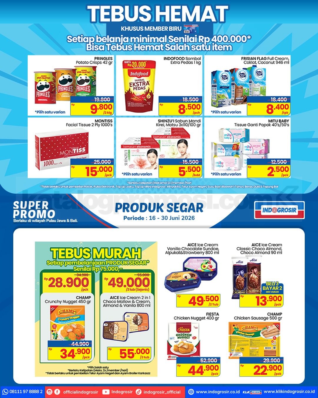 KATALOG PROMO INDOGROSIR HARI INI 16-30 Juni 2026