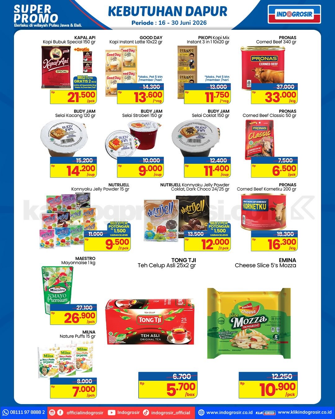KATALOG PROMO INDOGROSIR HARI INI 16-30 Juni 2026