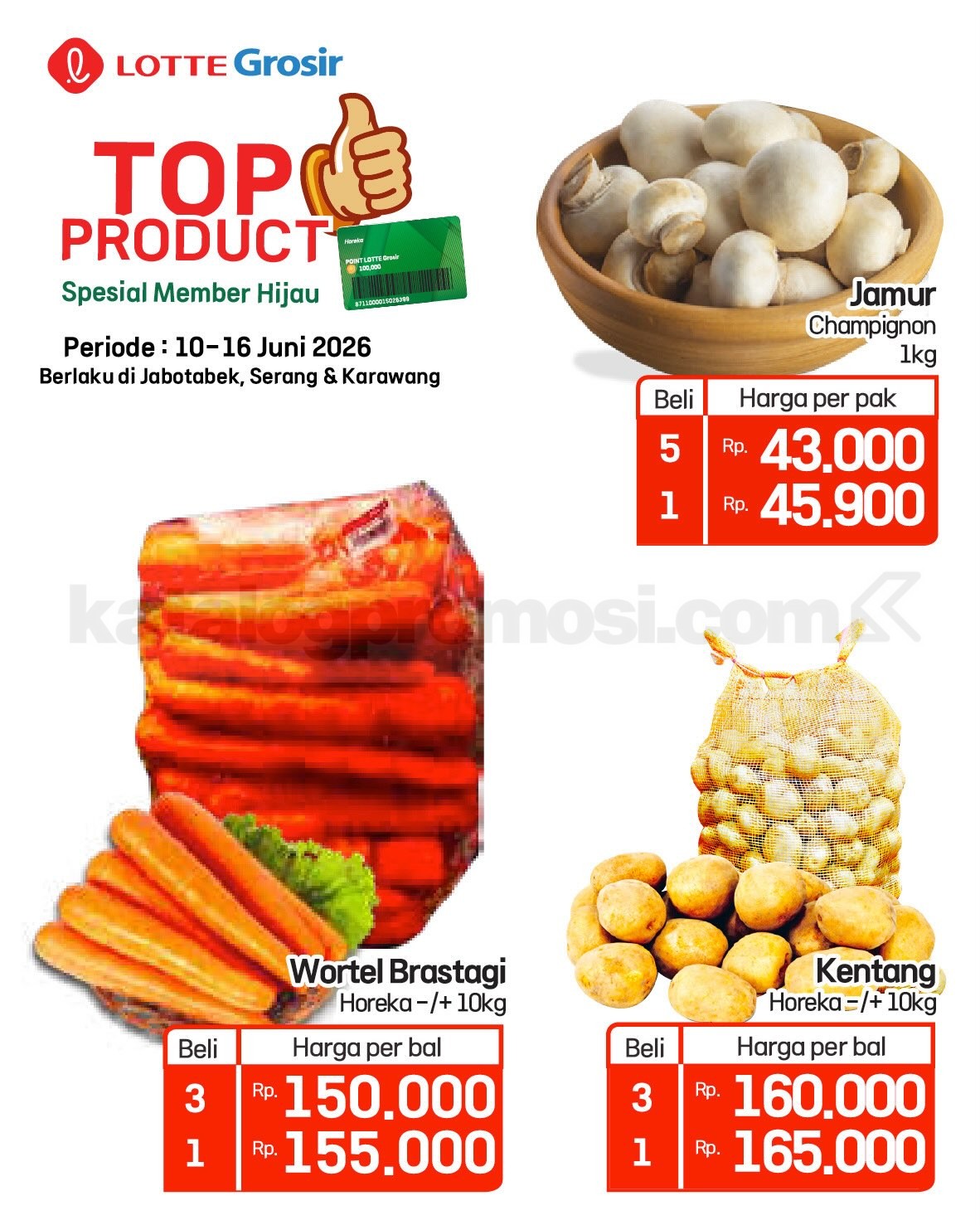 Katalog Promo LOTTE GROSIR TERBARU 10-16 Juni 2026
