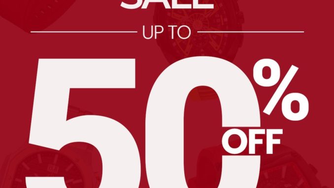 Promo Watch Line Mid Year Sale Diskon Hingga 50% untuk koleksi jam tangan pilihan