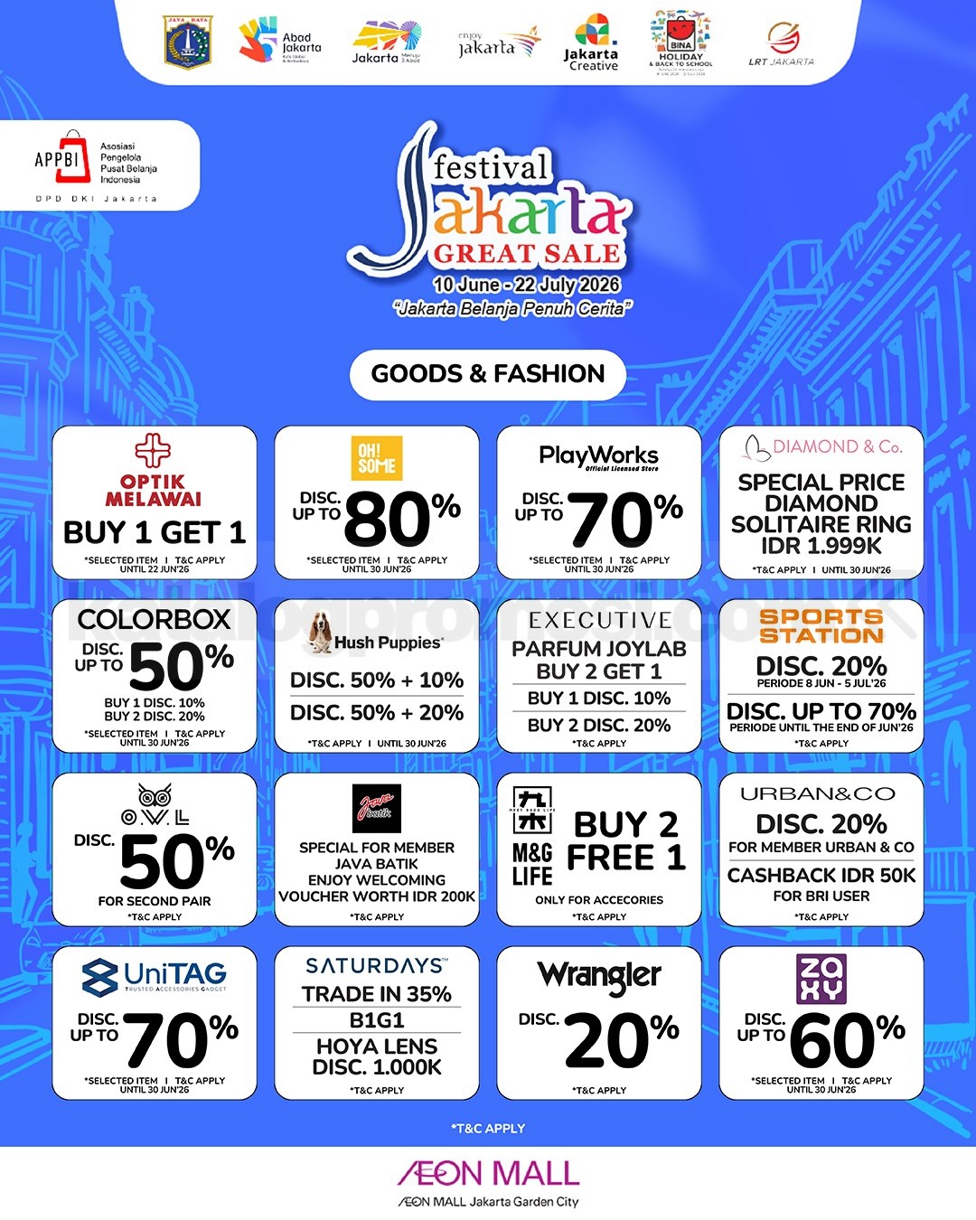 Festival Jakarta Great Sale 2026 di AEON MALL JGC Festival Jakarta Great Sale 2026 di AEON MALL JGC 3