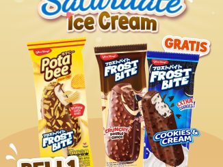 Promo Alfamart Saturdate Ice Cream BELI 1 GRATIS 1 untuk pembelian GLICO Frost Bite Crnc Potato 75ml tanggal 13 Juni 2026