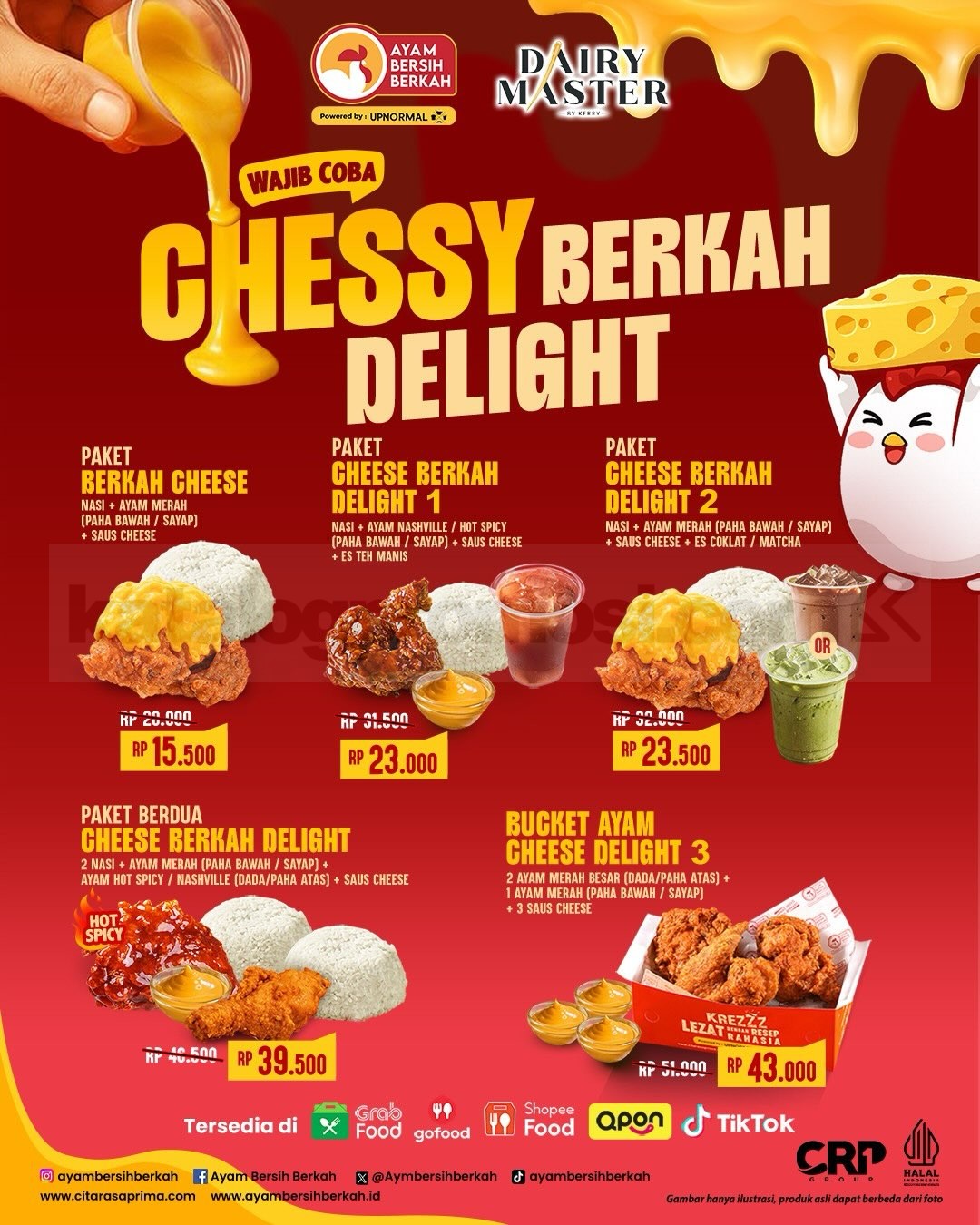 Promo Ayam Bersih Berkah Chessy Delight Mulai Rp. 15.500 Promo Ayam Bersih Berkah Chessy Delight Mulai Rp. 15.500 1