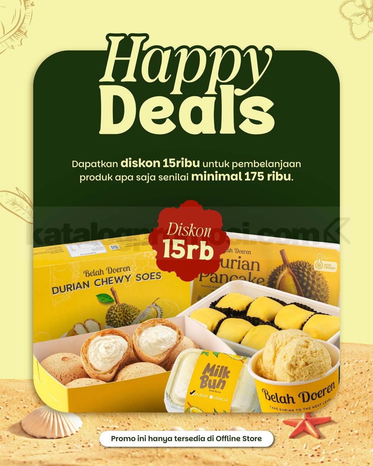Promo Belah Doeren Paket Hemat Mulai Rp. 49.000 Promo Belah Doeren Paket Hemat Mulai Rp. 49.000 2