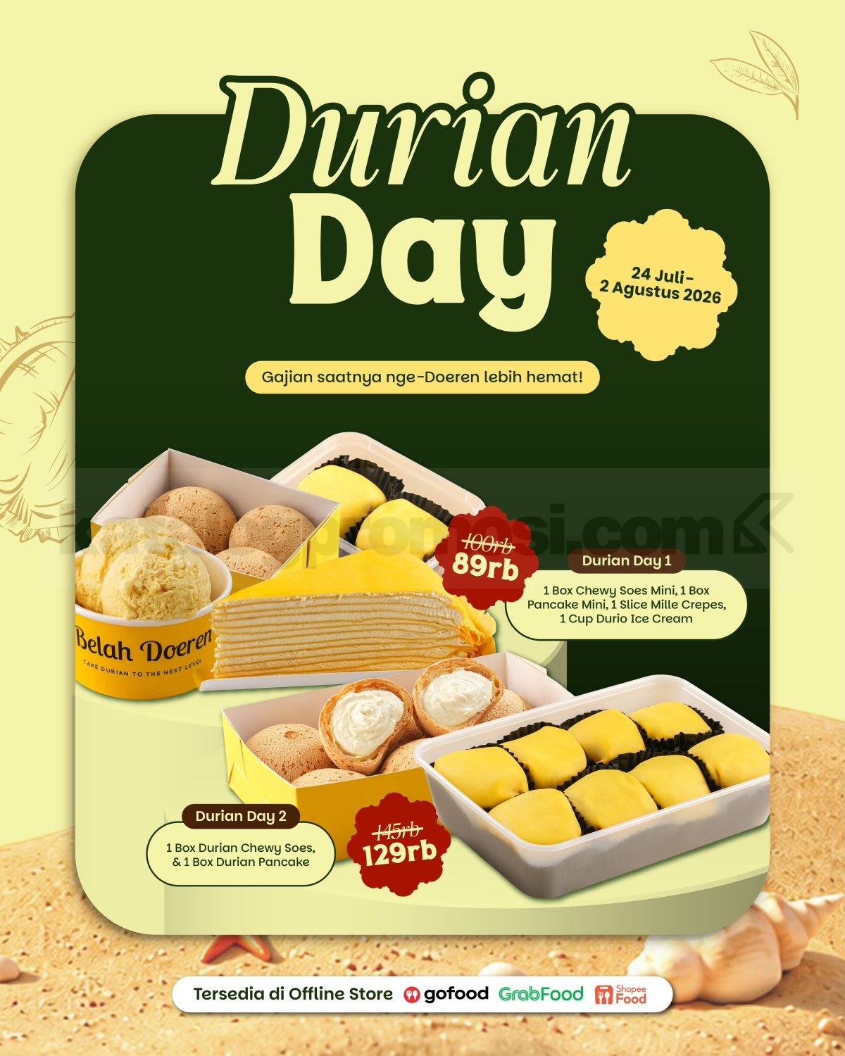 Promo Belah Doeren Paket Hemat Mulai Rp. 49.000 Promo Belah Doeren Paket Hemat Mulai Rp. 49.000 4