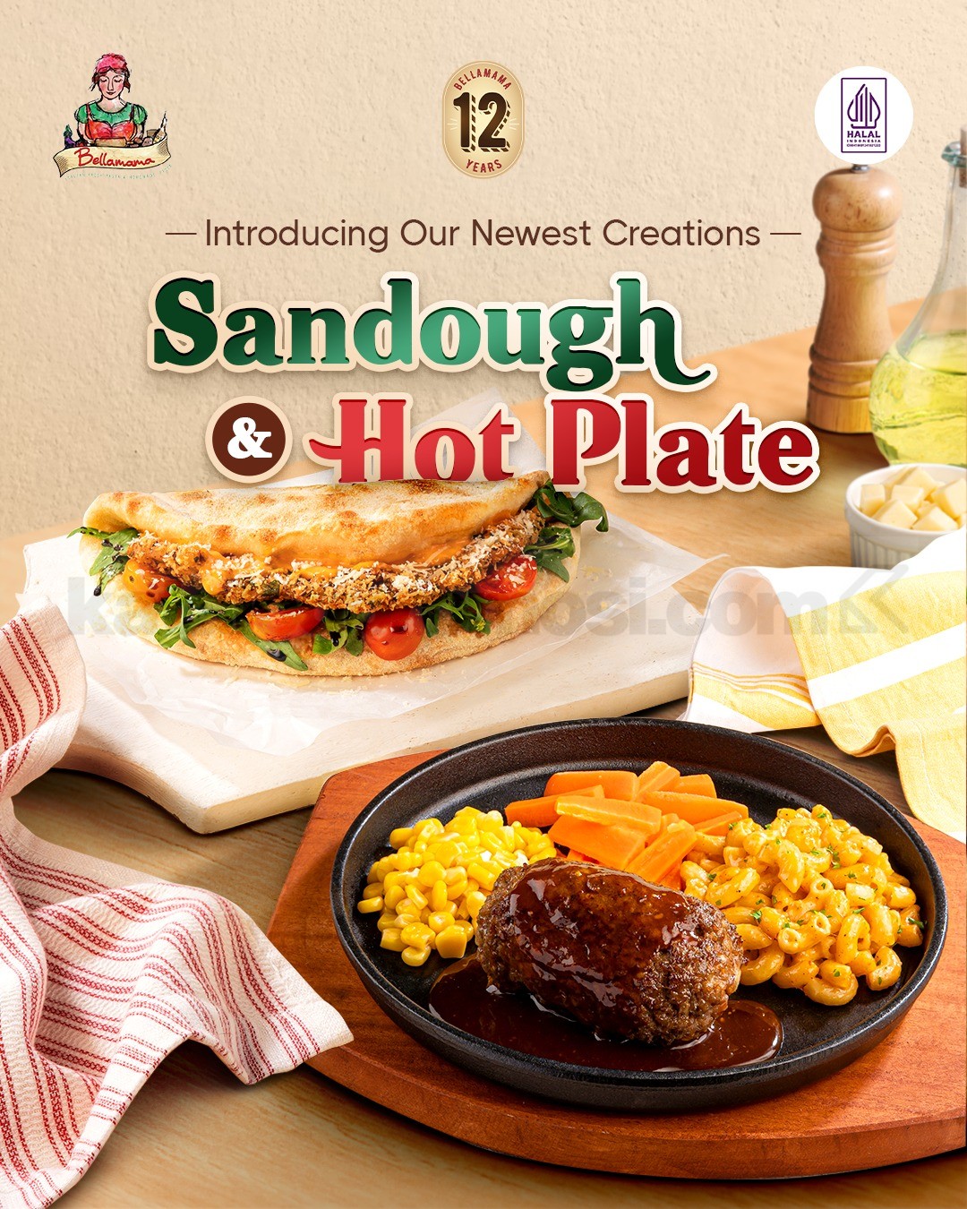 Promo Bellamama NEW! Sandough & Hot Plate mulai Rp. 78.000 Promo Bellamama NEW Sandough dan Hot Plate mulai Rp. 78.000 dengan free drink setiap pembelian menu