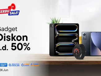 Promo Blibli Serbu Sale Gadget Diskon hingga 50% untuk smartphone, tablet, dan smartwatch dengan benefit tambahan