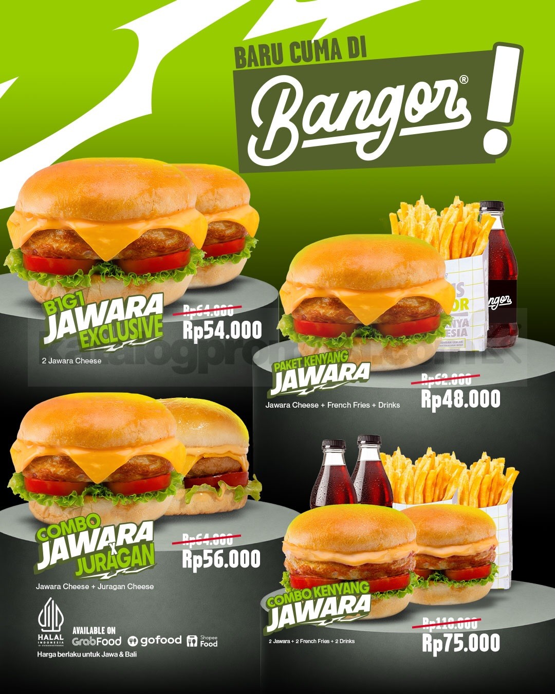 Promo Burger Bangor Jawara Mulai Rp26.000 Promo Burger Bangor Jawara Mulai Rp26.000 1
