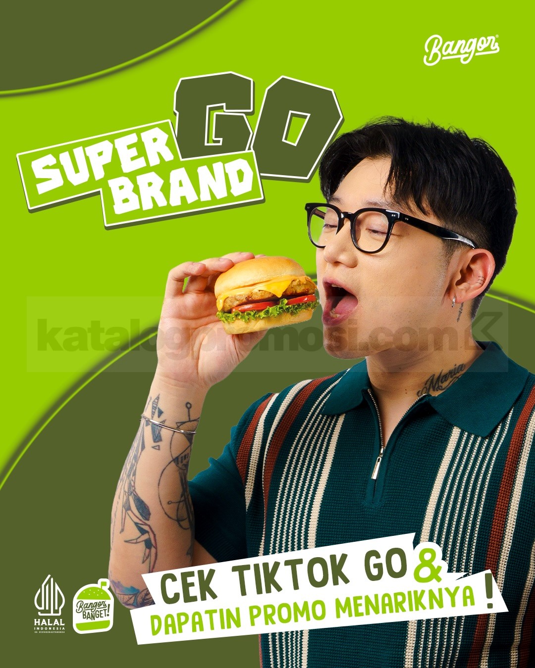 Promo Burger Bangor Tiktok Go Paket Hemat Mulai Rp32.500 Promo Burger Bangor TikTok Go paket hemat mulai Rp32.500 dengan pilihan Jawara dan Ningrat.