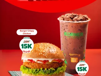 Promo Circle K ShopeeFood Checkout Murah Rp15.000 untuk Burger Crispy Chicken dan Iced Chocomaltin Large