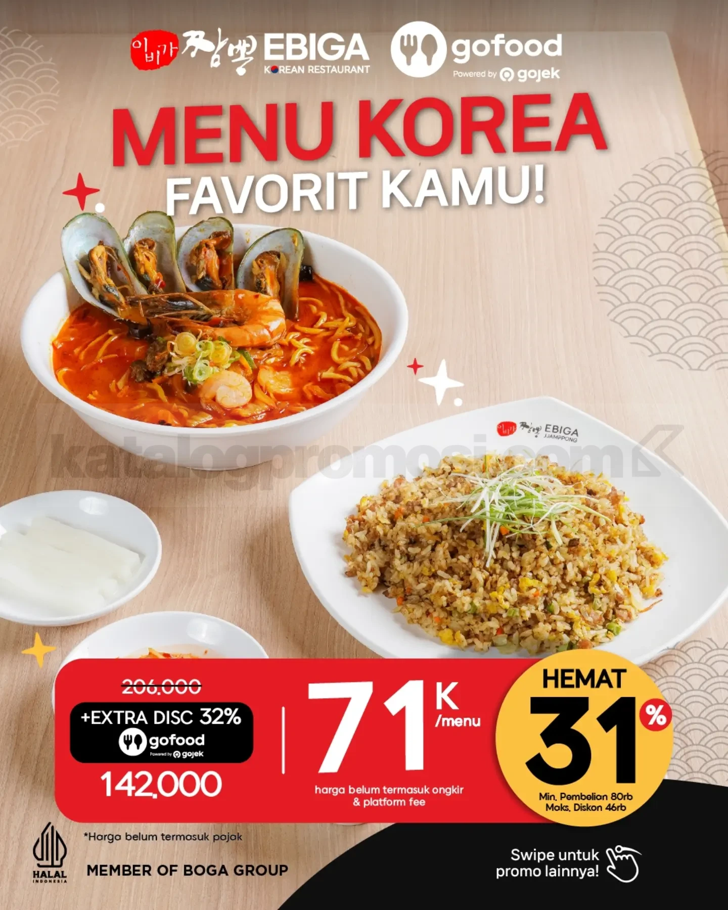 Promo EBIGA Delivery Diskon hingga 30%