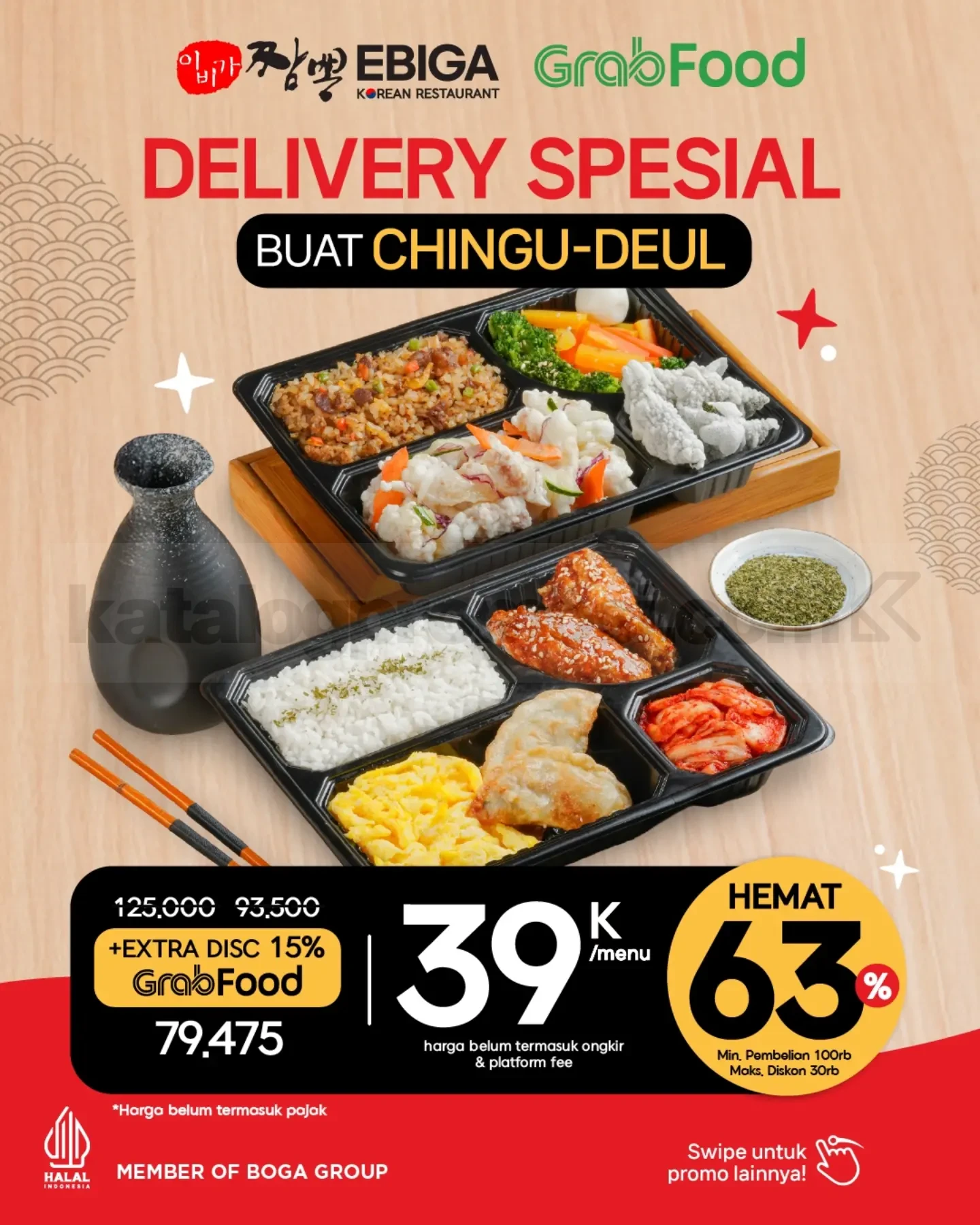 Promo EBIGA Delivery Diskon hingga 30%