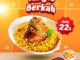Promo Emados Paket Tangtu Berkah Rp. 22.000 untuk 1 Porsi Ayam Nasi Mandhi periode Juni 2026