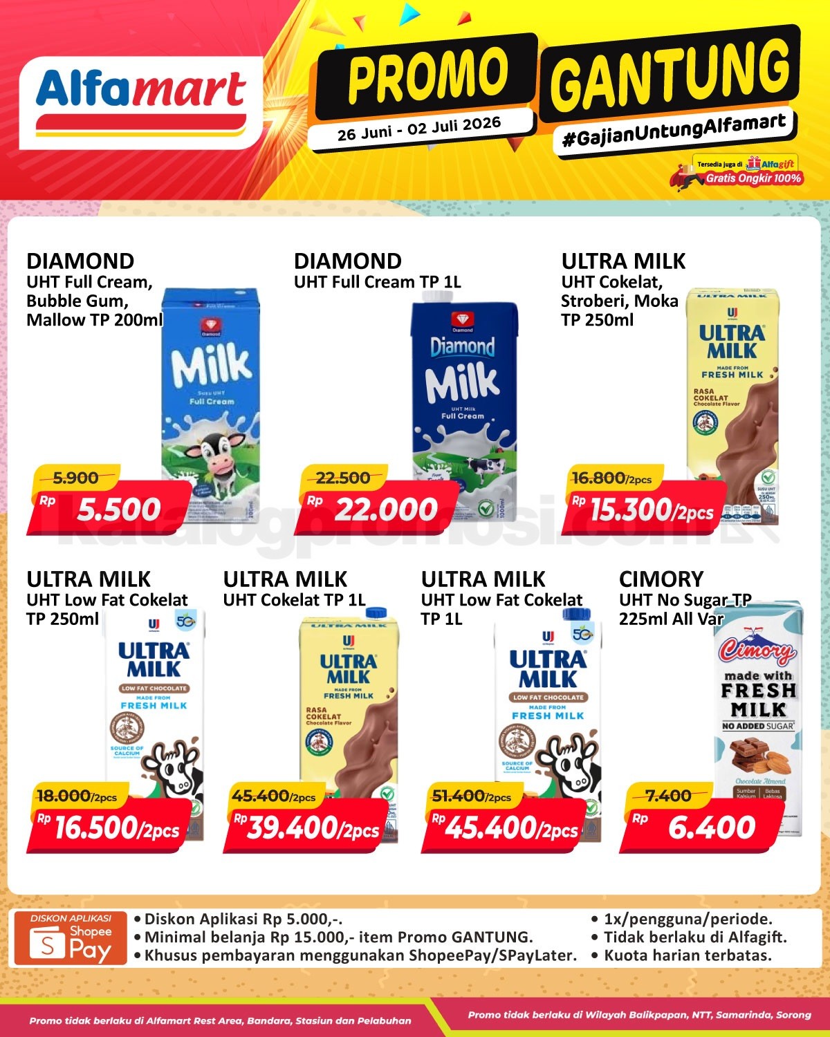 Promo GANTUNG ALFAMART / GAJIAN UNTUNG 26 Juni - 02 Juli 2026