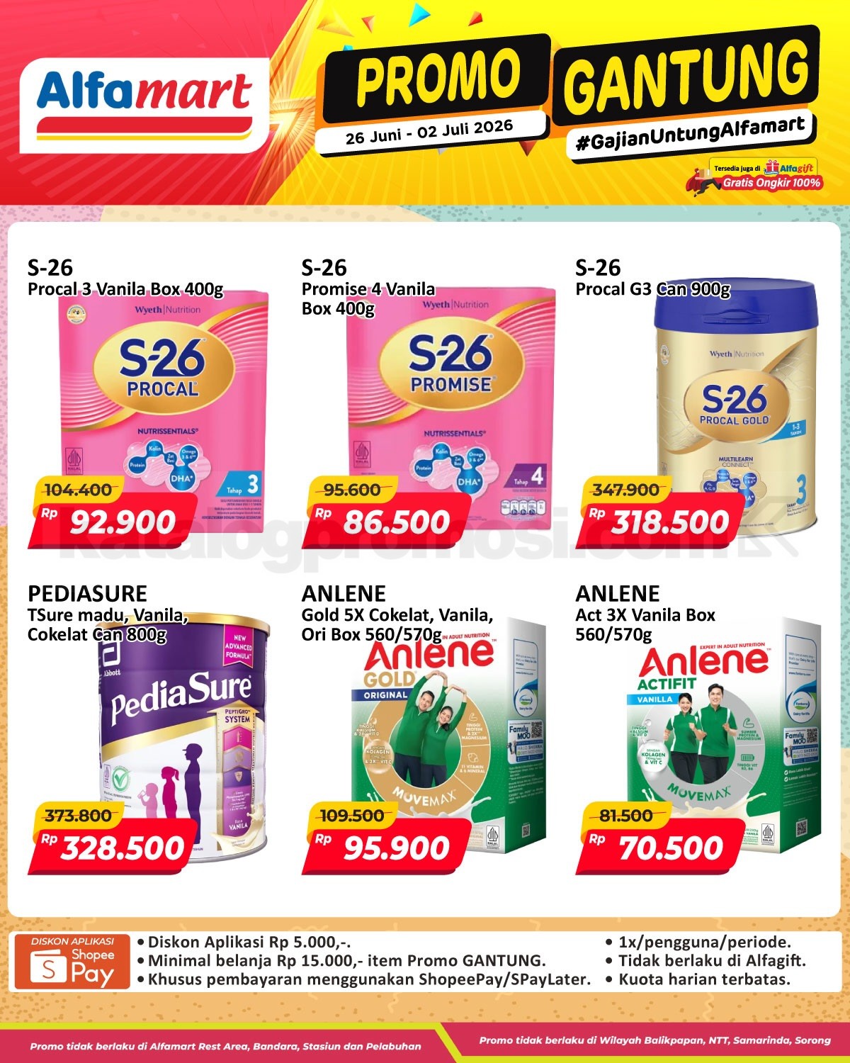 Promo GANTUNG ALFAMART / GAJIAN UNTUNG 26 Juni - 02 Juli 2026