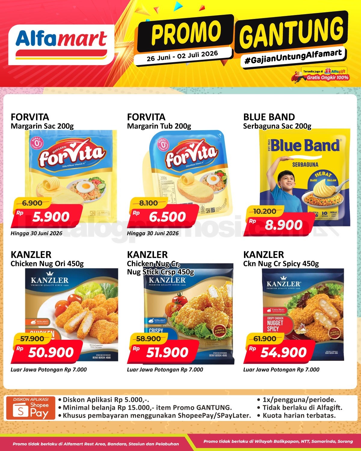 Promo GANTUNG ALFAMART / GAJIAN UNTUNG 26 Juni - 02 Juli 2026