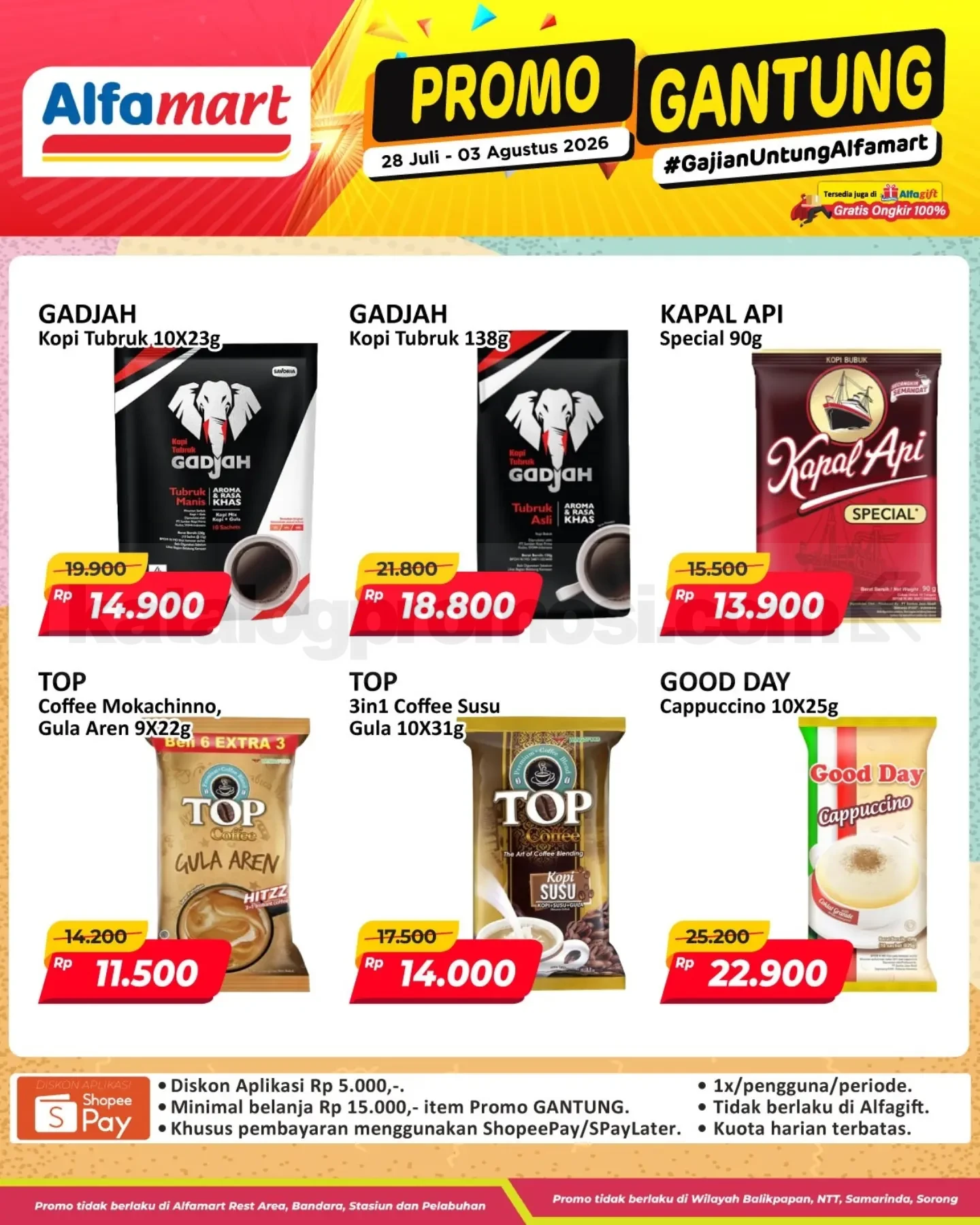 Promo GANTUNG ALFAMART / GAJIAN UNTUNG 28 Juli - 03 Agustus 2026