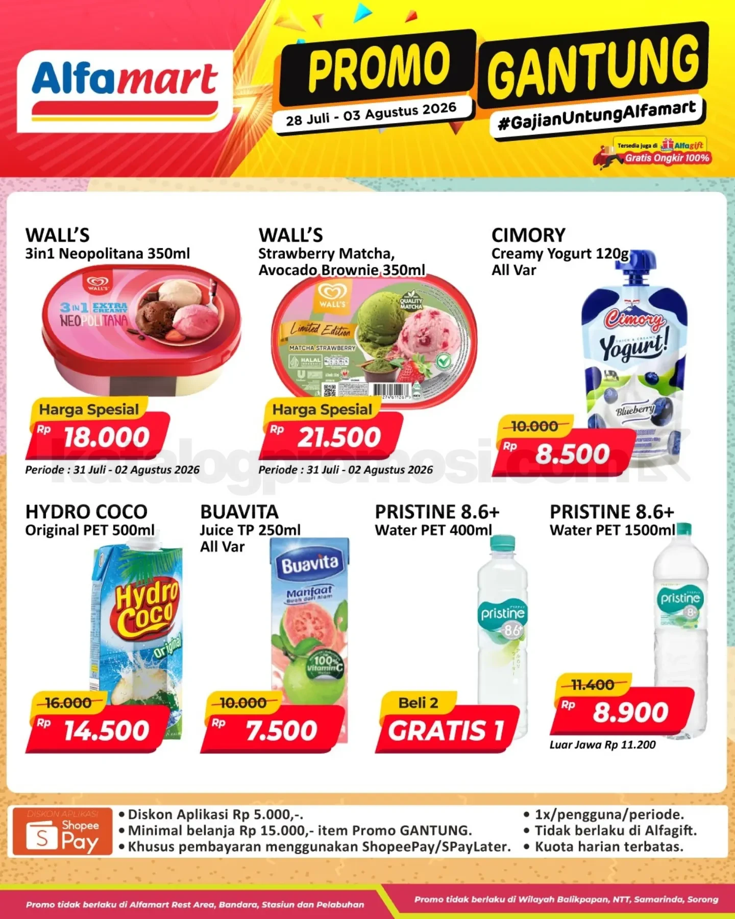 Promo GANTUNG ALFAMART / GAJIAN UNTUNG 28 Juli - 03 Agustus 2026