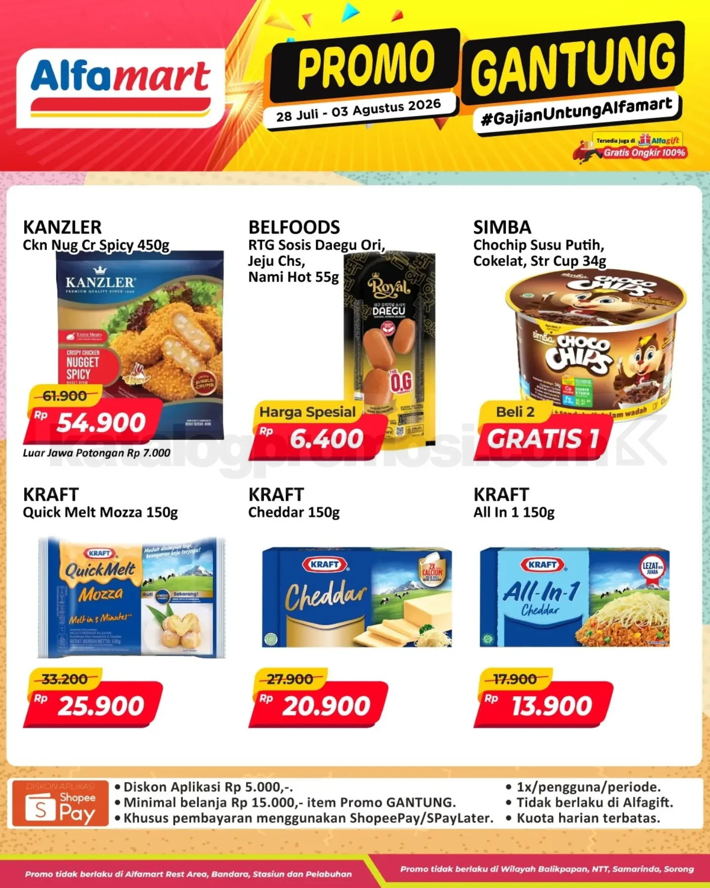 Promo GANTUNG ALFAMART / GAJIAN UNTUNG 28 Juli - 03 Agustus 2026