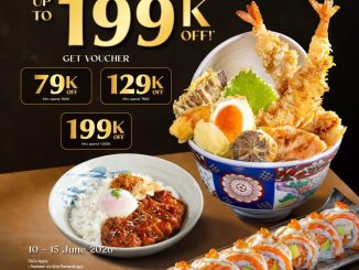 Promo Gion Sushi Jakarta Great Sale Voucher hingga Rp. 199.000 diskon Arka Rewards