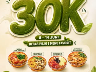 Promo Golden Lamian Paket Nikmat mulai Rp. 30.000 dengan bonus Shrimp Ball dan Es Ocha